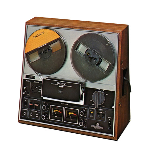 Sony, Stereo reel-to-reel tape deck TC-377, 1973. Japan. Source&ldquo;Whatever weird instrument your