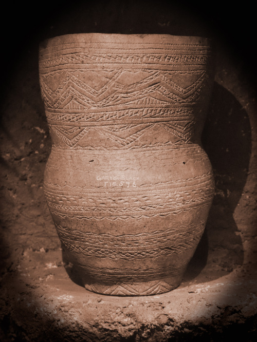 Bronze Age Pots Creative Photo Edits, East Riding Museum,  Hull,  June 2015.