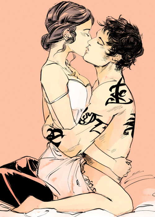 cassandraclare:Last but assuredly not least, Cassandra Jean’s Tessa and Will and the DSDS in Clockwo