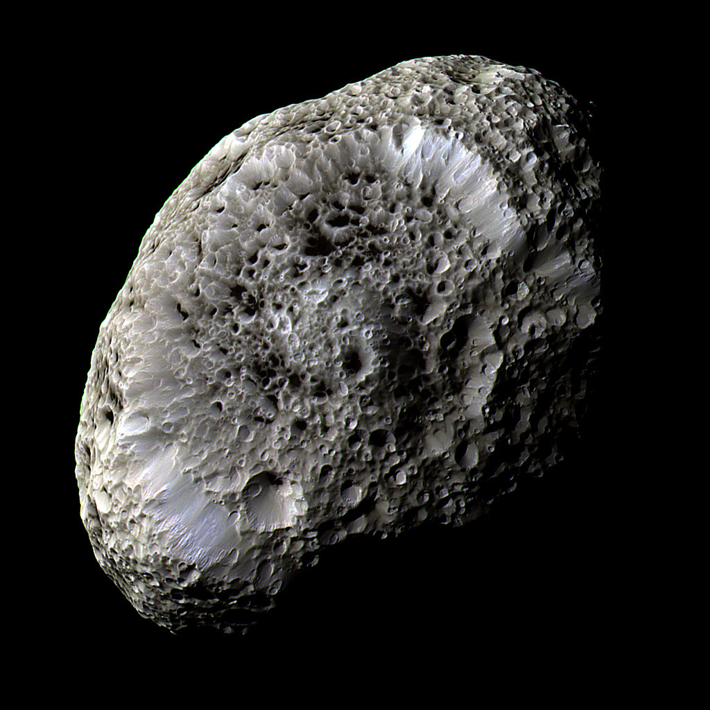The odd world of Hyperion by europeanspaceagency