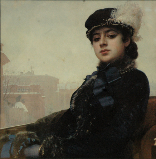 post-impressionisms:Portrait of an Unknown Woman, Ivan Kramskoy. 1883