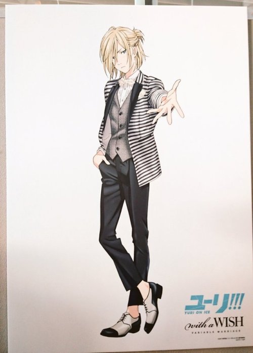 Yuri!!! on Ice x With a Wish Tuxedos visuals and looks, as seen on display at today’s Yuri!!! on Stage event!