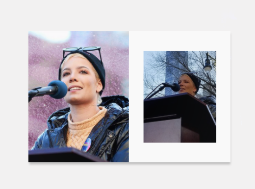 youcanfindmeinthekingdom: Halsey’s speech at the NYC Women’s March 2018.  
