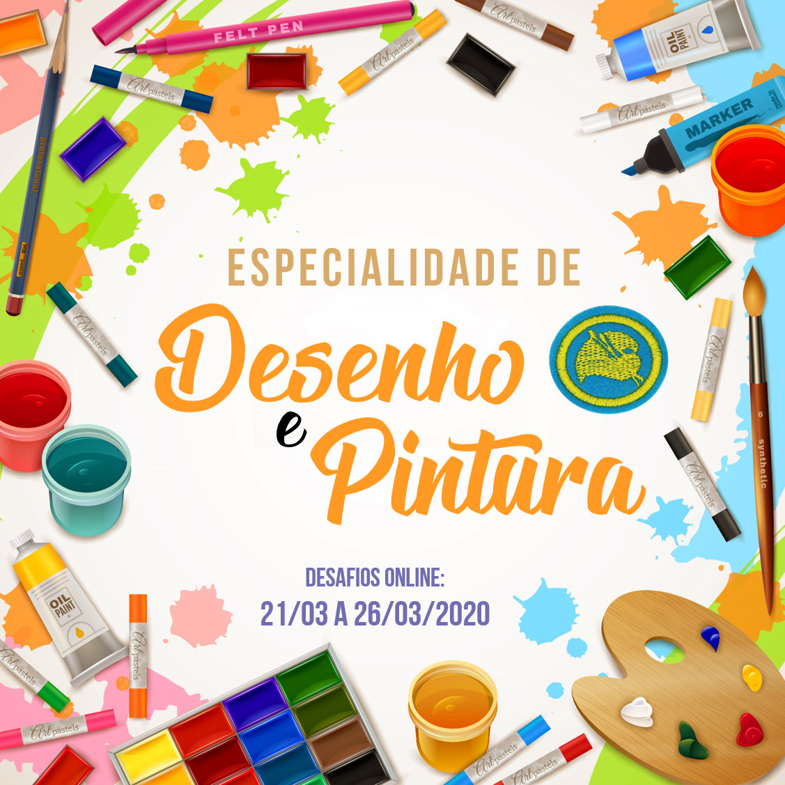 Cursos online de desenho e pintura