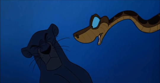 iamaneagle:  I was looking around for references of Kaa for a pic I wanted to do, and I came across a scene from the ol JungleBungle that I personally feel is just SOOOOO underrated, and has a lot of little details that drive me nuts  💦  This scene