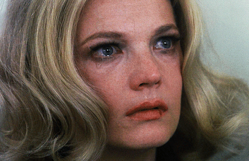 gregory-peck:I don’t have any real problems of any size. It’s mainly being alone that makes me so irritated. Gena Rowlands as Minnie Moore in Minnie and Moskowitz (1971) dir. John Cassavetes
