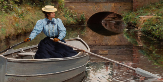 Clovis François Auguste Didier - La journée d'été (detail)