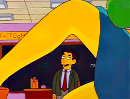 simpsons-latino:  The Simpsons / The graduate
