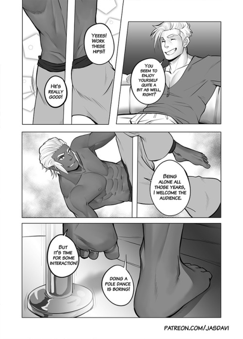 jasdavi:  Genie On Tap // Part 2 Part 1here’s the second part!! it was fun drawing the pole dance scene :’)