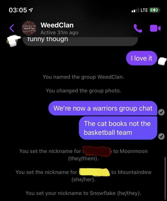 Chat group names