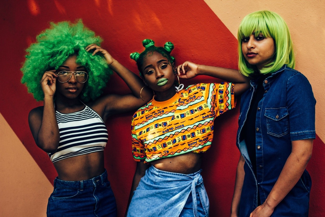 blackrebelz:  blackhaiirstyles:  Dope black girls @getsomegreens get some melanin