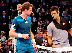 Novak Djokovic And Andy Murray Take Selfies.