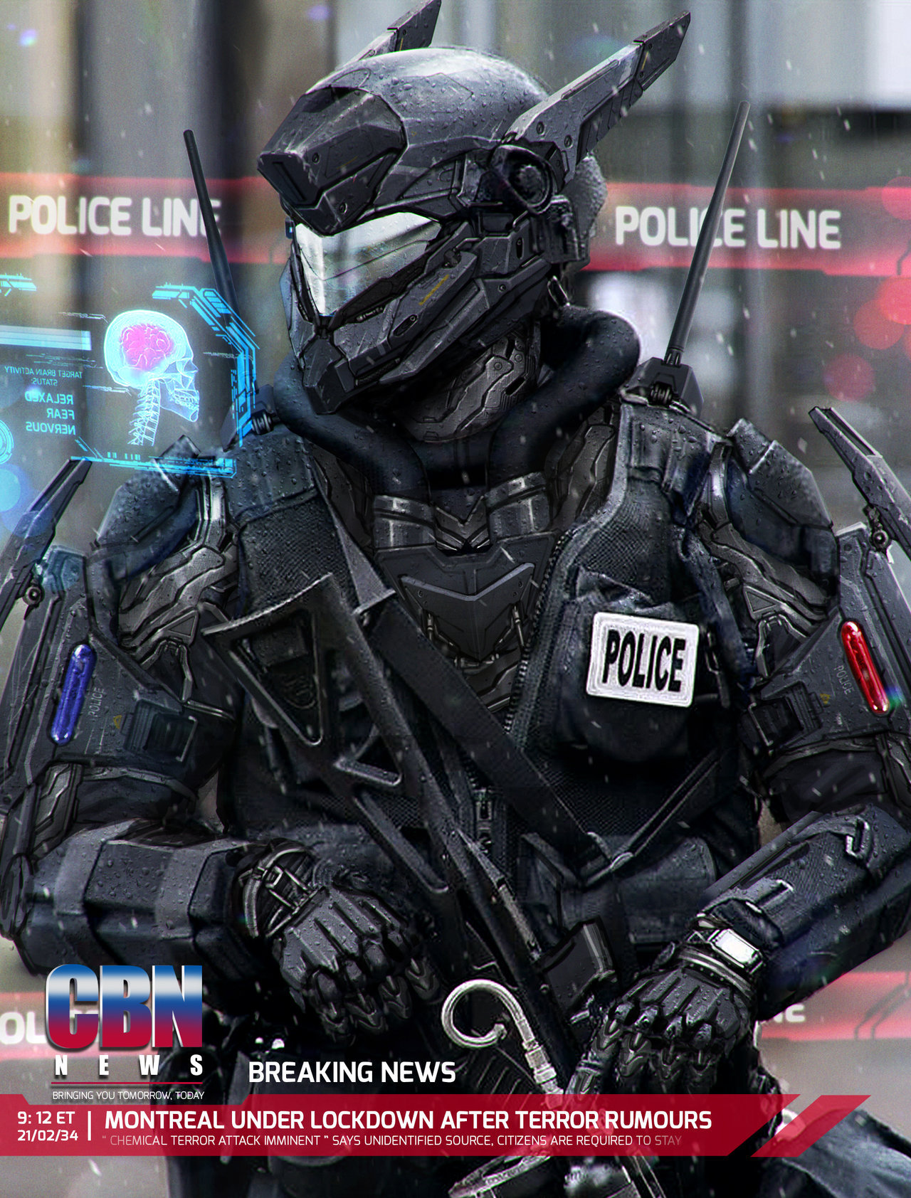 nwmyth:  fuckyeahcyber-punk:  Lockdown by johnsonting   It was never the same after