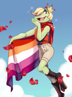 frogbians:  did you know it’s lesbian visibility