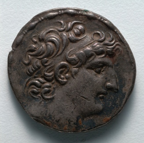 Tetradrachm, 111-109 BC, Cleveland Museum of Art: Greek and Roman ArtSize: Diameter: 2.8 cm (1 1/8 i