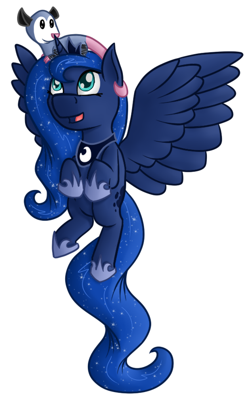 ask-luna-and-tiberius:  timid-tracks:  Chibi Luna/Tibbles.  Rebloging here cause