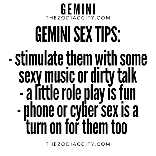 Gemini Sex Drive