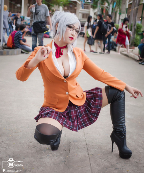 sexycosplaygirlswtf:  cosplayhotties:  Prison School - Meiko IV by MonicaWos   Get