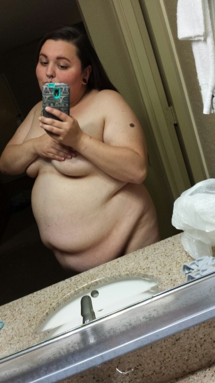 Porn Pics obesegoddess:  I was beyond stuffed  One