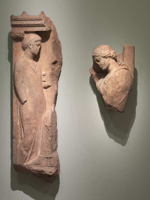 cma-greek-roman-art: Grave Stela, 400, Cleveland Museum of Art: Greek and Roman ArtCarved in high re