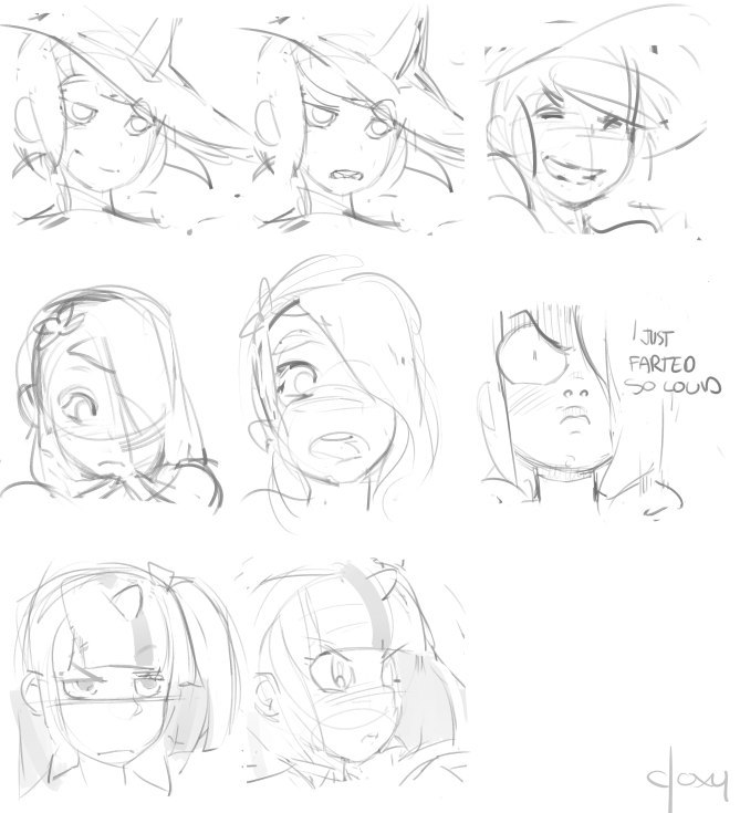 Needed to draw up some expressions. TrixFlutterTwi