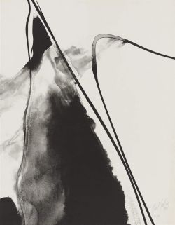 regardintemporel:  Paul Jenkins - Phenomena Black and White, 1969 