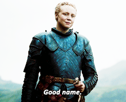  Are you a knight?  No. But you know how to use that sword?  I do. 