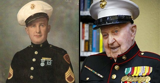 Marine veteran who fought at Iwo Jima and porn pictures