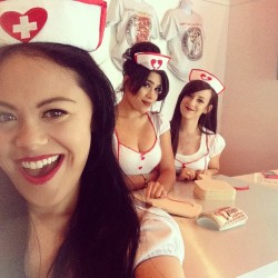 meanwhileinvegas:  Happy Cinco de Mayo!!! Come in and get spanked by one of us lovely nurses today the @heartattackgrill !!!! by nursemystee http://ift.tt/1bvoF94