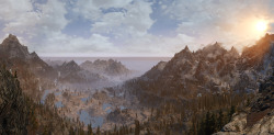 places-in-games: The Elder Scrolls V: Skyrim - Environmental Landscape
