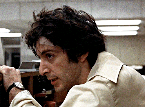 vivian-rutledge:AL PACINO as Sonny WortzikDOG DAY AFTERNOON 1975 | dir. Sidney Lumet