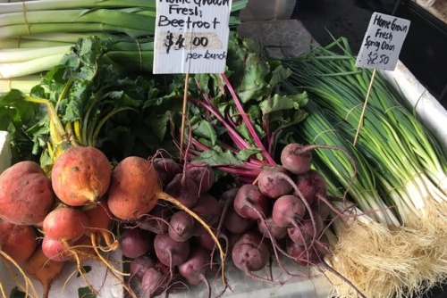 3rdquartermoon: bog-dyke:fresh veggies at the farmers market -