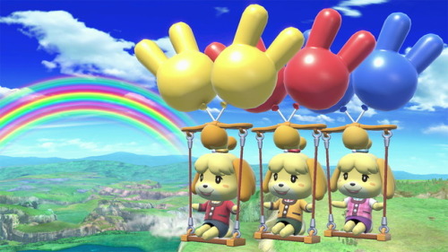 supersmashbrospics: 68: Isabelle – Super Smash Bros. Ultimate screenshots!