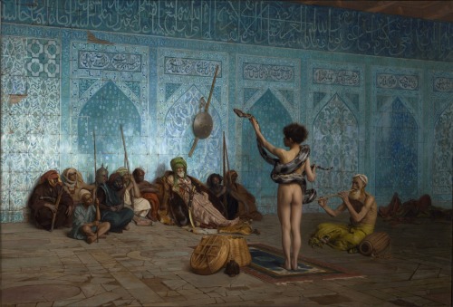 “Gérôme suggests that this oriental world is a world without change, a world with