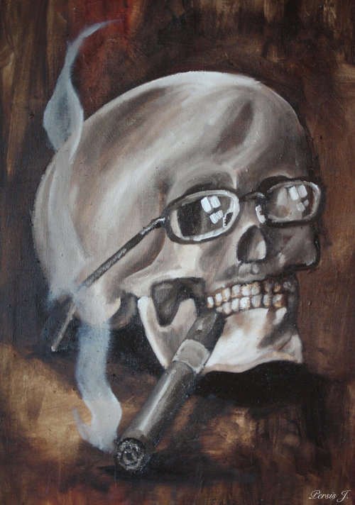 Painting Of A Skull