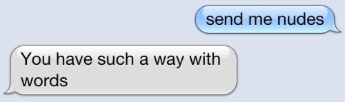 I pretty much said this to her an hour ago… laughed evilly basically.  Thats why I like her.  =P