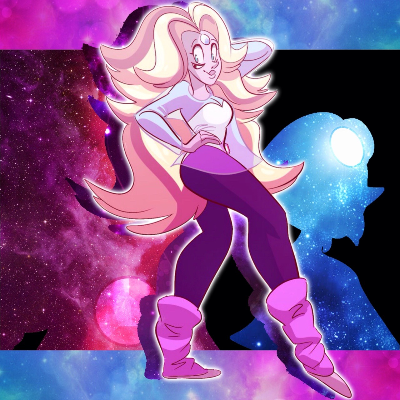 opalisagoddess:  wallpaper13:  Steven Universe Rainbow Quartz  Awesome!