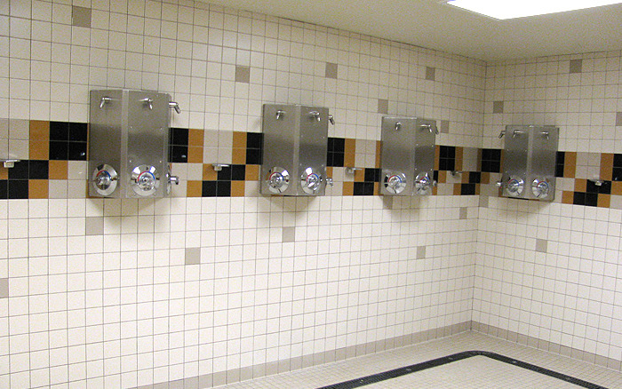 Open Shower Appreciation Boys Showers At Alamogordo High School