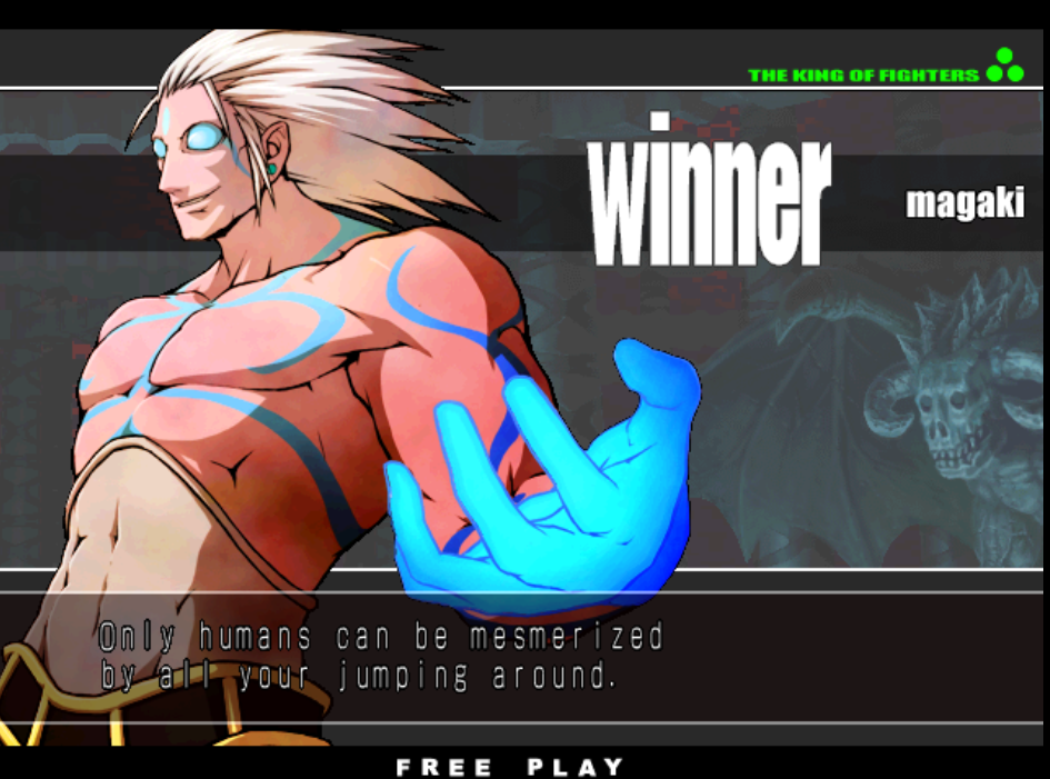 Bison2Winquote — - Duck King, Fatal Fury 1: King of the Fighters