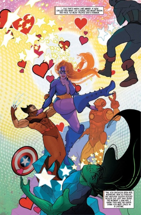 The Absorbing Man remembers meeting Titania. From BLACK BOLT #4, written by myself, drawn/colored by