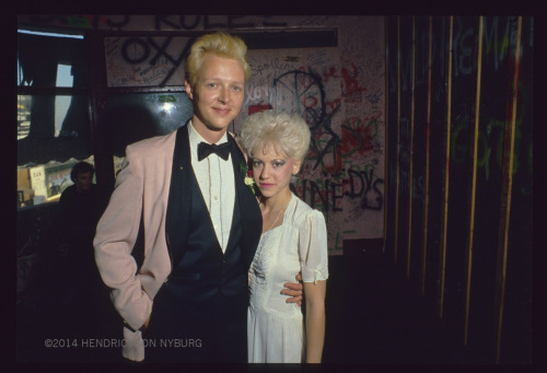 Happy Birthday To Billy Zoom! Here's One More Photo From His Wedding At The Whisky With Denise, In '82.