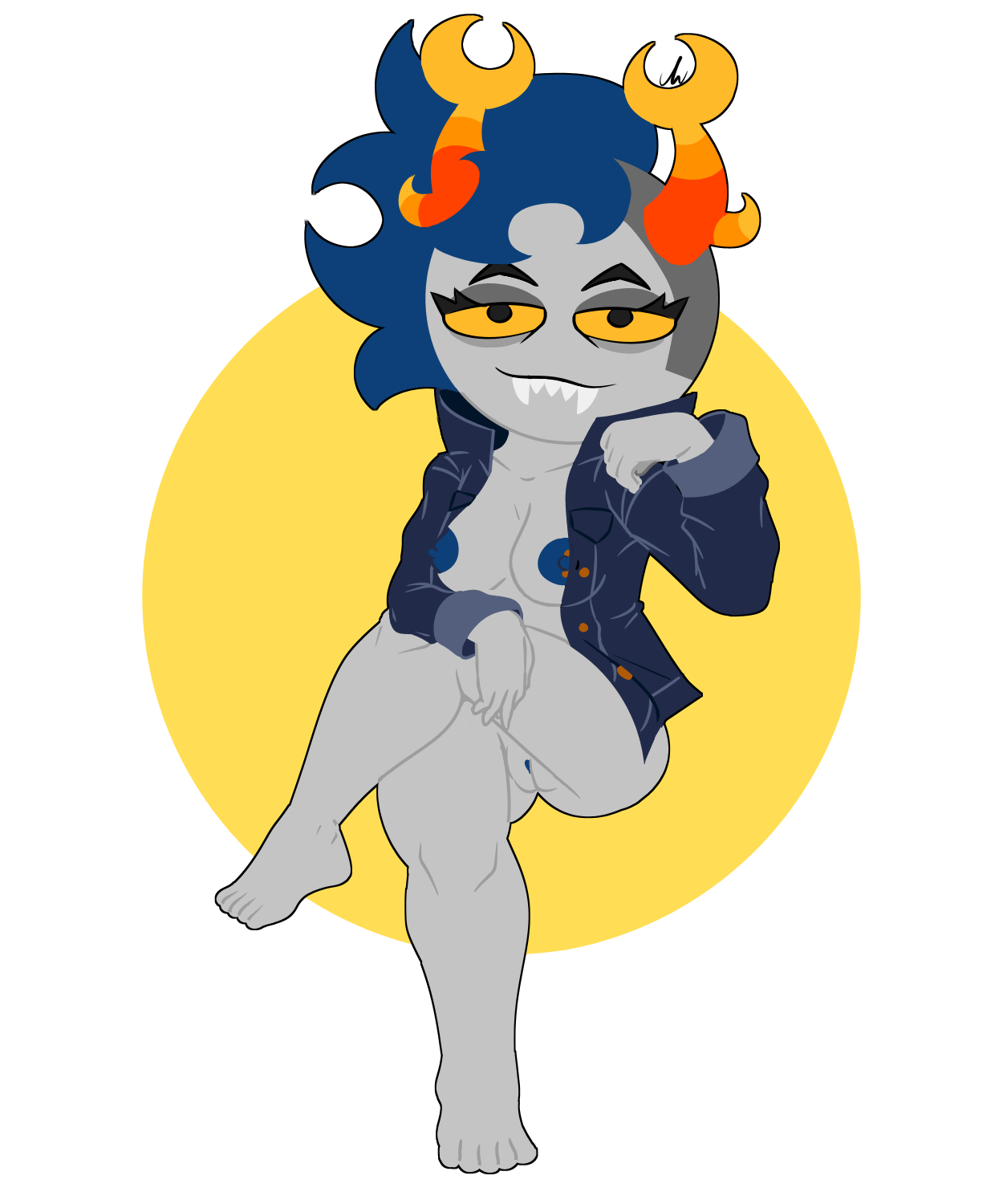 titezi-pyrump-art: Eyy, so I ended up doodling yesterday’s Troll Call gal, who