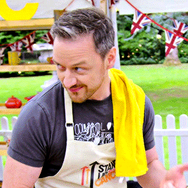 mcavoyclub:James McAvoy- The Great Celebrity Bake Off for Stand Up to Cancer