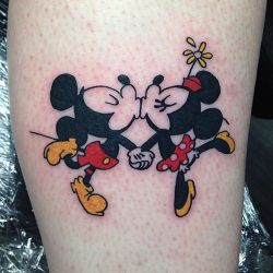 inkeddisney:  Adorable Mickey and Minnie
