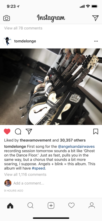 Tom has announced recording for the new AVA album begins tomorrow. Who else is pumped for this?!