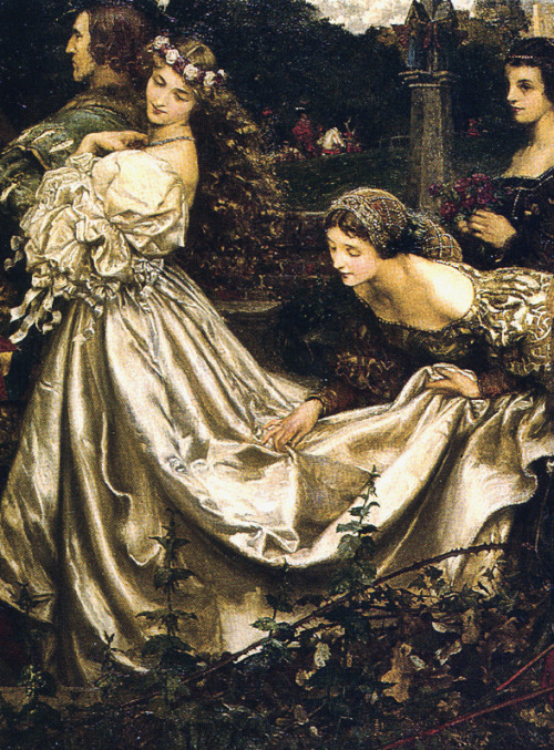 rougemanteau: Eleanor Fortescue-Brickdale, The Uninvited Guest (detail), 1906 