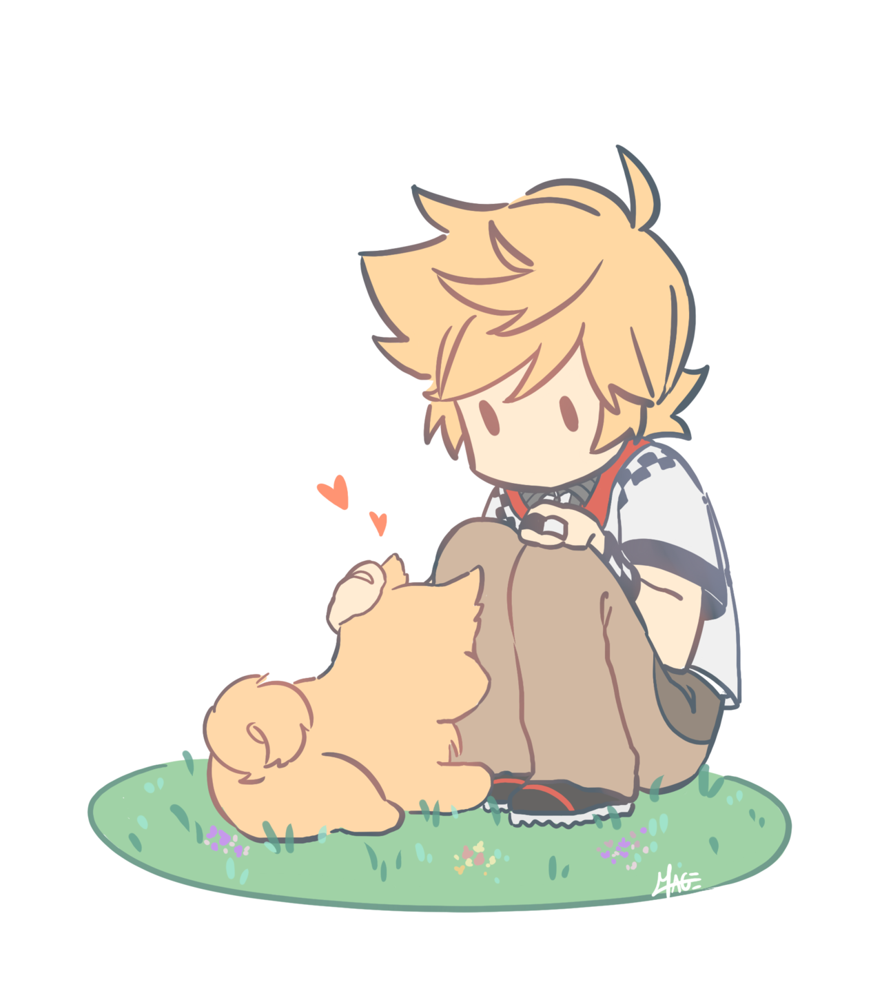 mageyalook:  a tiny pup for a tiny boy (transparent!)