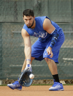 gfbaseball: Eric Hosmer during spring training - February 20, 2015