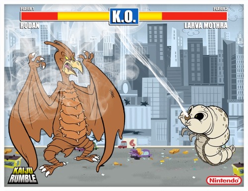 Porn xombiedirge:  Kaiju Rumble by Phil Postma / Blog / Store photos