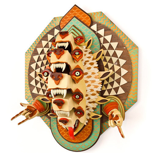 left-hand-black:  AJ Fosik “Fosik’s feral creations take the shape of fantastic